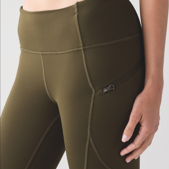 SOLD- Lululemon First Mile Tech Leggings - Picture 2 of 4